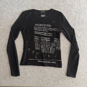 MISBHV Jean-Michel Basquiat Mesh Art Long Sleeve Medium